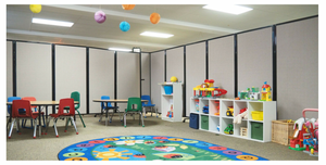 Room Divider 360 Folding Portable Partition in Fabric