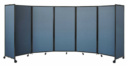 Room Divider 360 Folding Portable Partition in Fabric