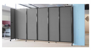 Fabric StraightWall Sliding Portable Partition