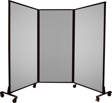 Load image into Gallery viewer, QuickWall Fabric Folding Portable Partition — 5&#39;10&quot; high x 7&#39; wide
