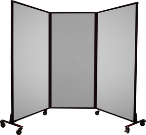 QuickWall Fabric Folding Portable Partition — 5'10" high x 7' wide